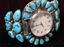 Turquoise Cluster Watch Bracelet A